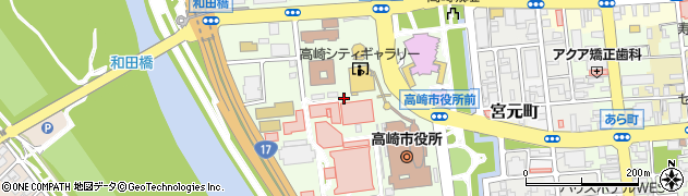 群馬県高崎市高松町周辺の地図