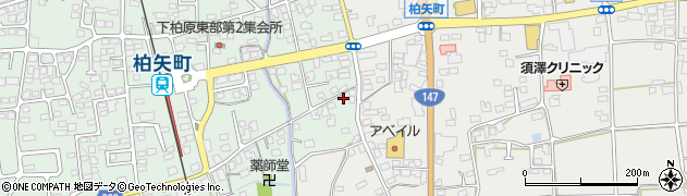 長野県安曇野市穂高柏原889周辺の地図