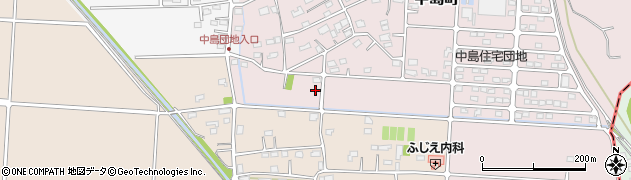 群馬県高崎市中島町29周辺の地図