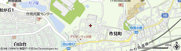 石川県加賀市作見町カ148周辺の地図
