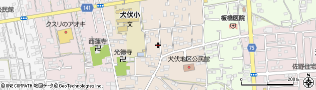 栃木県佐野市犬伏下町1811周辺の地図