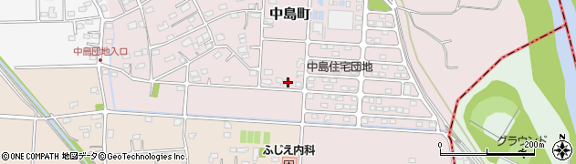 群馬県高崎市中島町61周辺の地図