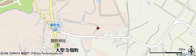 石川県加賀市大聖寺上福田町（四人山）周辺の地図