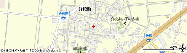 石川県加賀市分校町リ63周辺の地図
