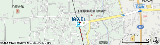 長野県安曇野市周辺の地図
