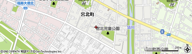 栃木県足利市宮北町3周辺の地図