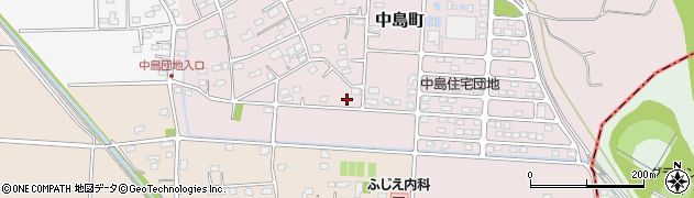 群馬県高崎市中島町43周辺の地図