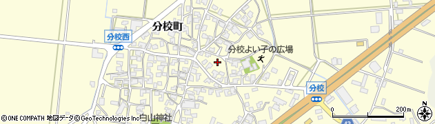 石川県加賀市分校町リ47周辺の地図