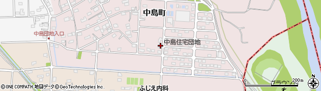 群馬県高崎市中島町62周辺の地図