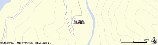 岐阜県白川村（大野郡）加須良周辺の地図