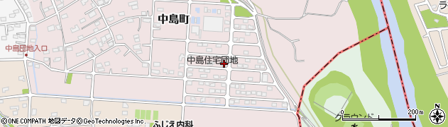 群馬県高崎市中島町111周辺の地図