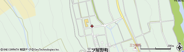 石川県白山市三ツ屋野町（ト）周辺の地図