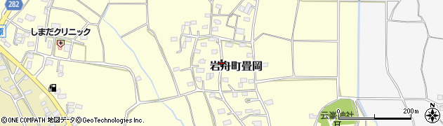 栃木県栃木市岩舟町畳岡周辺の地図