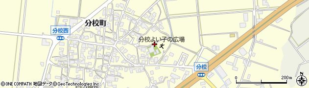 石川県加賀市分校町（ウ）周辺の地図