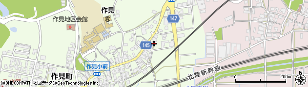 石川県加賀市作見町ロ109周辺の地図