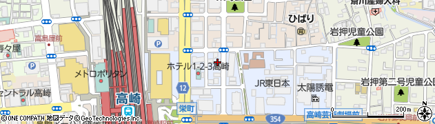 株式会社日交　高崎支社周辺の地図