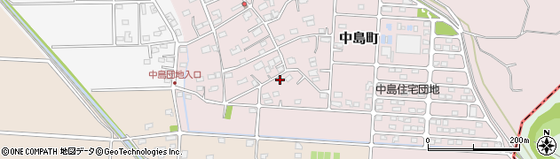 群馬県高崎市中島町2周辺の地図