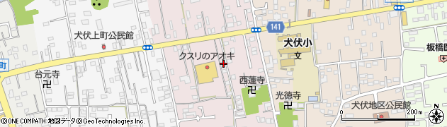 栃木県佐野市犬伏中町1943周辺の地図