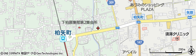 長野県安曇野市穂高柏原905周辺の地図