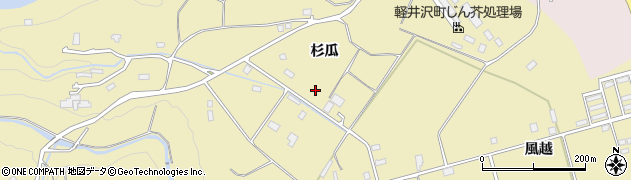 長野県軽井沢町（北佐久郡）発地（杉瓜）周辺の地図