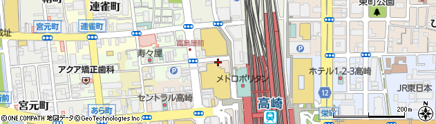 バタキチ 高崎オーパ店周辺の地図