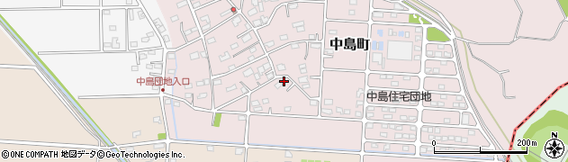 群馬県高崎市中島町27周辺の地図
