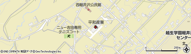 平和産業株式会社　軽井沢ピースロン周辺の地図