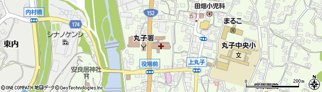 上田市役所丸子地域自治センター　市民サービス課・福祉係周辺の地図