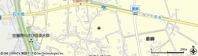 長野県安曇野市豊科南穂高（重柳）周辺の地図