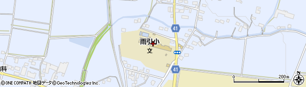 桜川市立雨引小学校周辺の地図