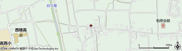 長野県安曇野市穂高柏原1326周辺の地図