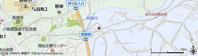 長野県小諸市加増1299周辺の地図
