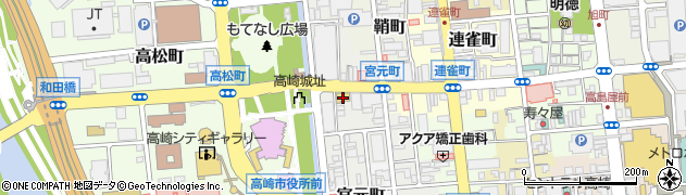 ファミリーマート高崎宮元町店周辺の地図