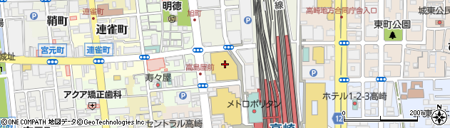 国際トラベルサービス株式会社　高崎高島屋旅行サロン周辺の地図