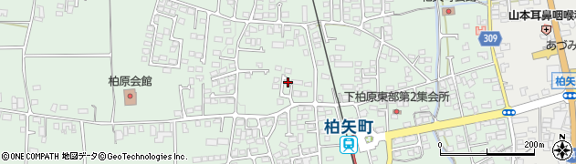 長野県安曇野市穂高柏原1505周辺の地図