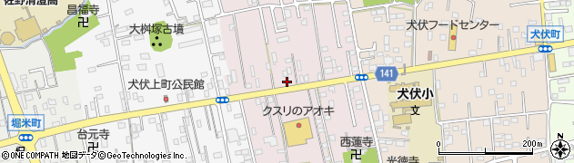 栃木県佐野市犬伏中町2159周辺の地図