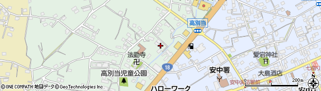 聖教新聞安中販売店周辺の地図