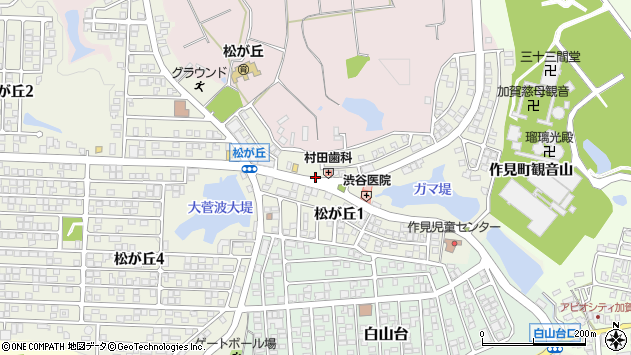 〒922-0436 石川県加賀市松が丘の地図