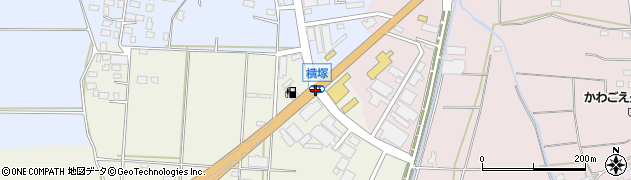 横塚周辺の地図
