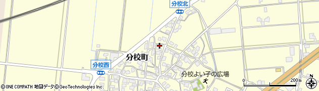 石川県加賀市分校町リ236周辺の地図