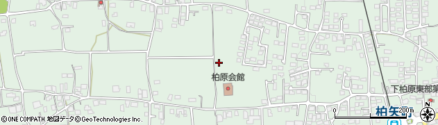 長野県安曇野市穂高柏原周辺の地図