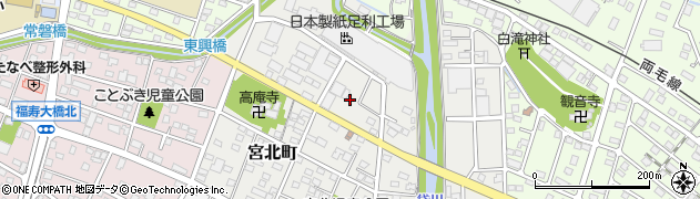 栃木県足利市宮北町10周辺の地図