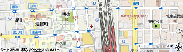 マルエドラッグ　高崎駅西口店周辺の地図