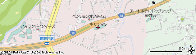 チサンイン軽井沢周辺の地図