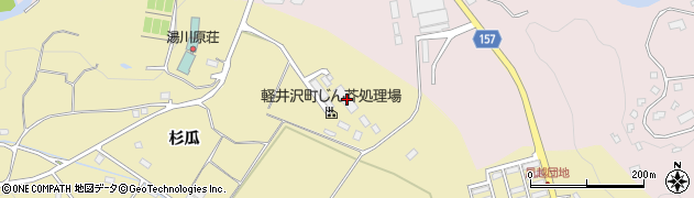 長野県北佐久郡軽井沢町発地1140周辺の地図