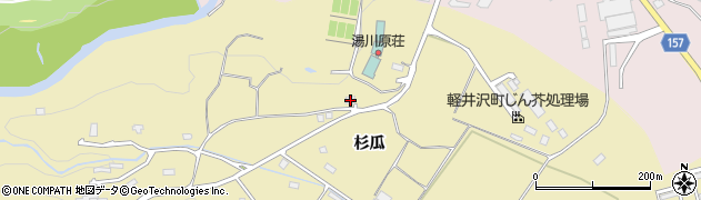 長野県北佐久郡軽井沢町発地1105周辺の地図