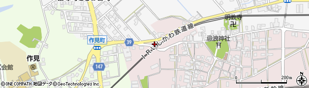 石川県加賀市弓波町ロ周辺の地図