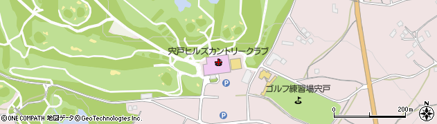 宍戸ヒルズカントリークラブ周辺の地図