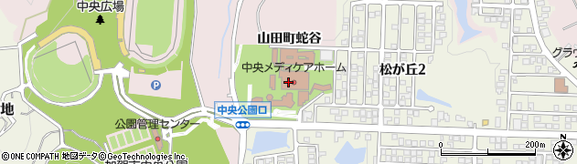 石川県加賀市山田町（蛇谷）周辺の地図