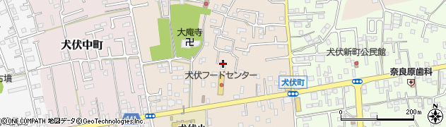 栃木県佐野市犬伏下町周辺の地図